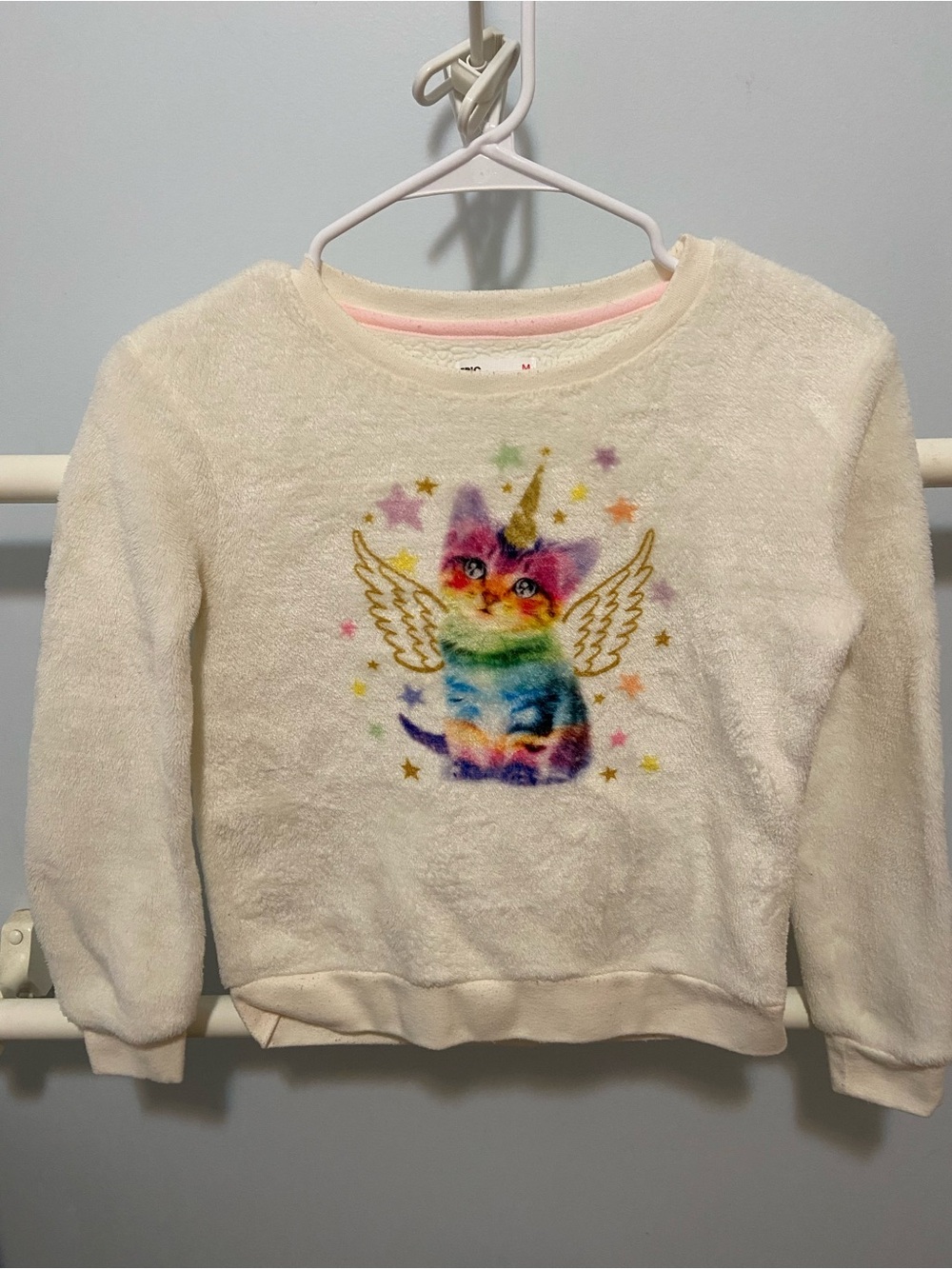 Epic Threads Adorable Rainbow Unicorn Cat with Gold Wings